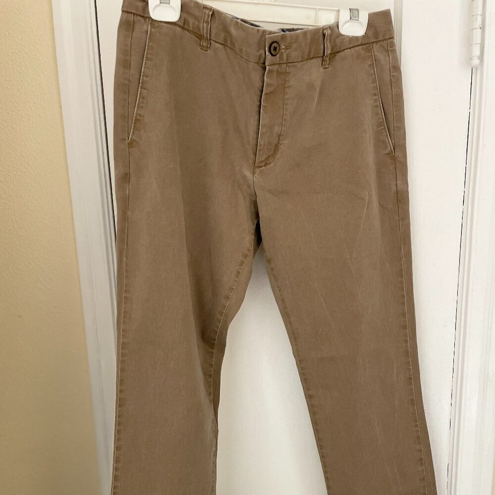 Tommy Bahama Tan cotton casual work pants 33x30 great shape